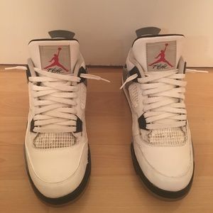 Air Jordan 4 Retro White Cement 2012 Size 10 Used